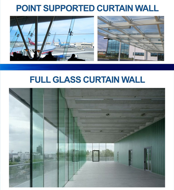 point supported curtain wall