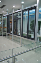 curtain wall company showroom